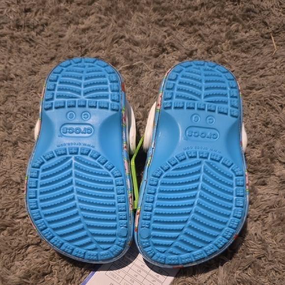 CROCS Kids Blue Character Water Shoes - Picture 3 of 8